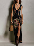 Zosia | Vestido Boho con Abertura Alta