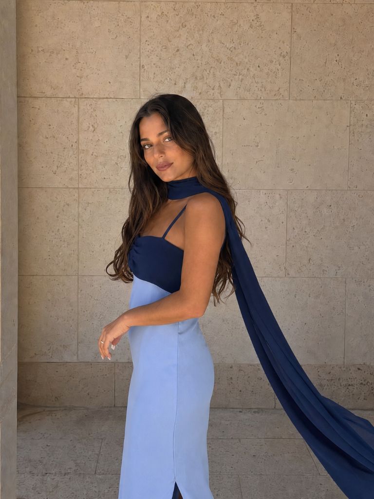 Vestido Zahara en Azul | EDICION LIMITADA