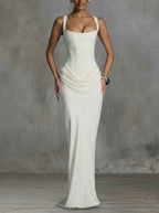 Éléonore | Vestido Maxi con Escote Cuadrado