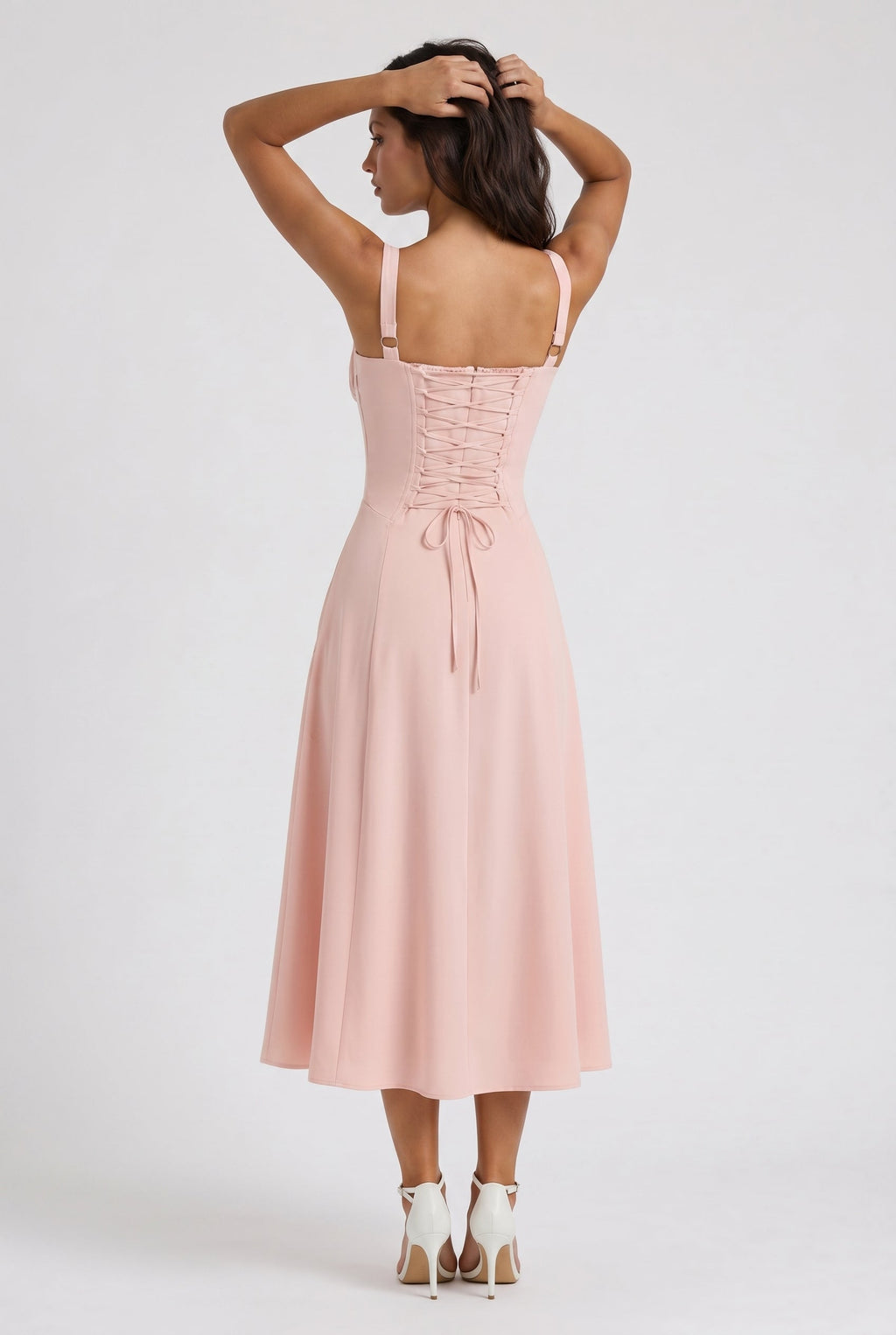 Aurora - Vestido Corset con Espalda de Cordones