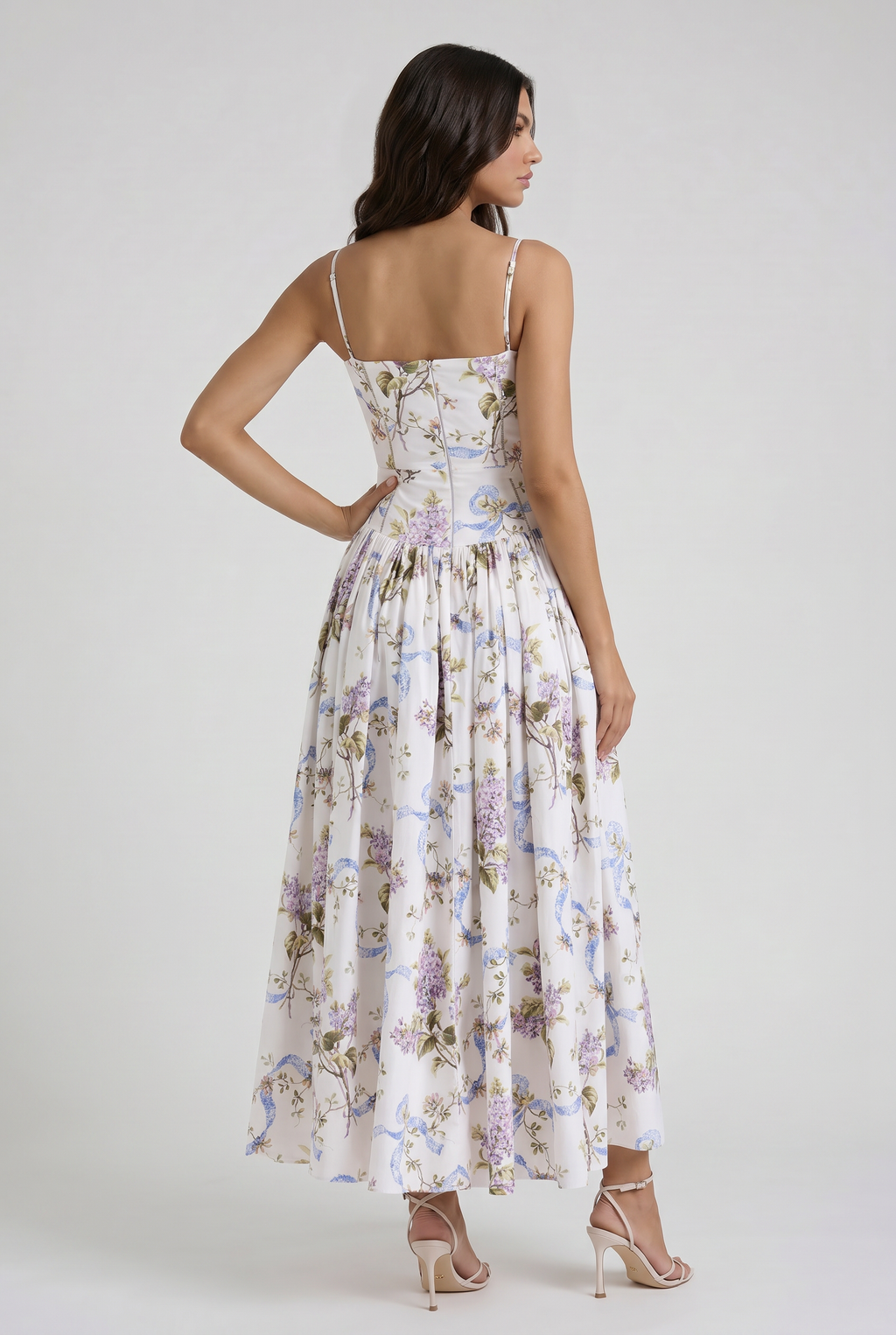 Ysabella - Vestido Midi Atemporal - Blanco
