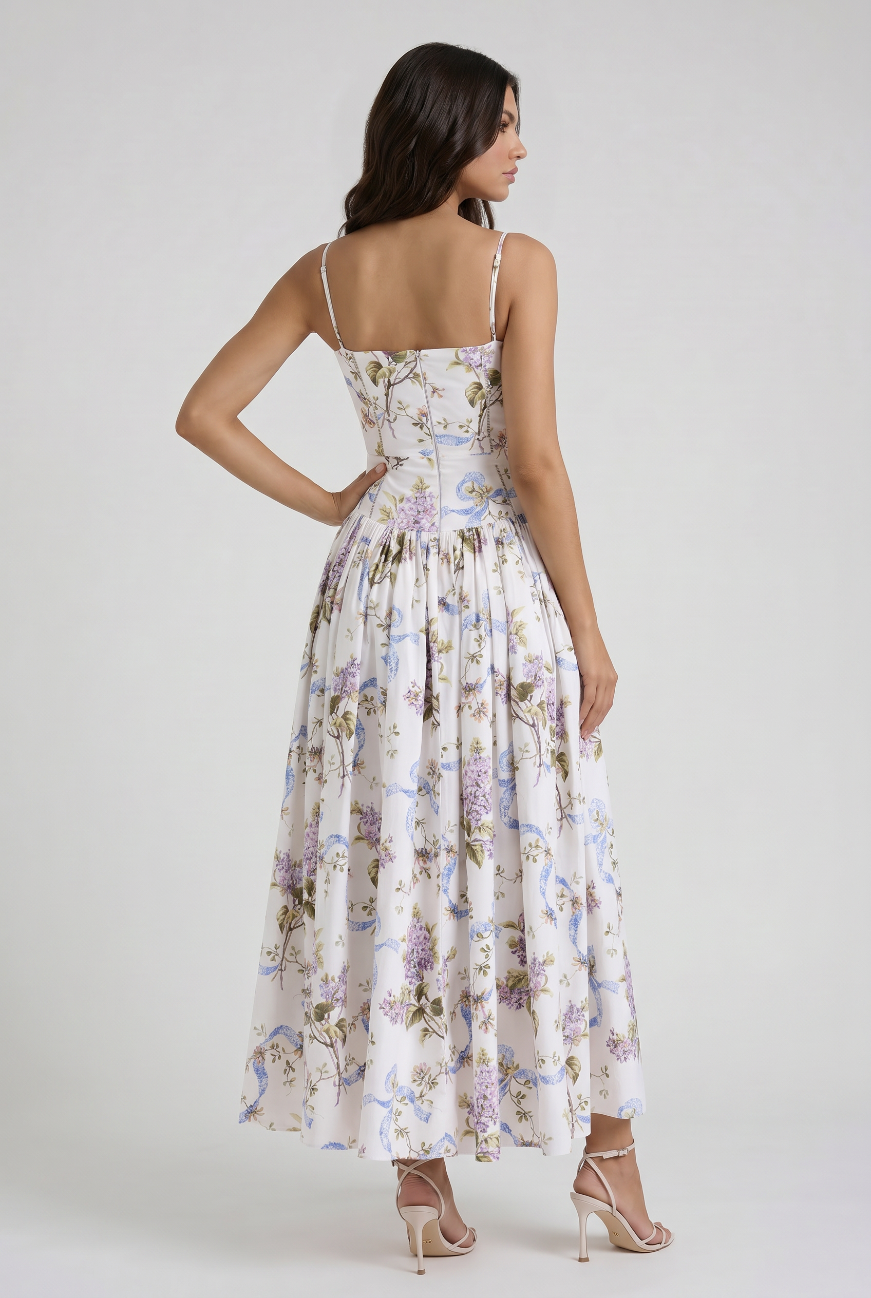 Ysabella - Vestido Midi Atemporal - Blanco