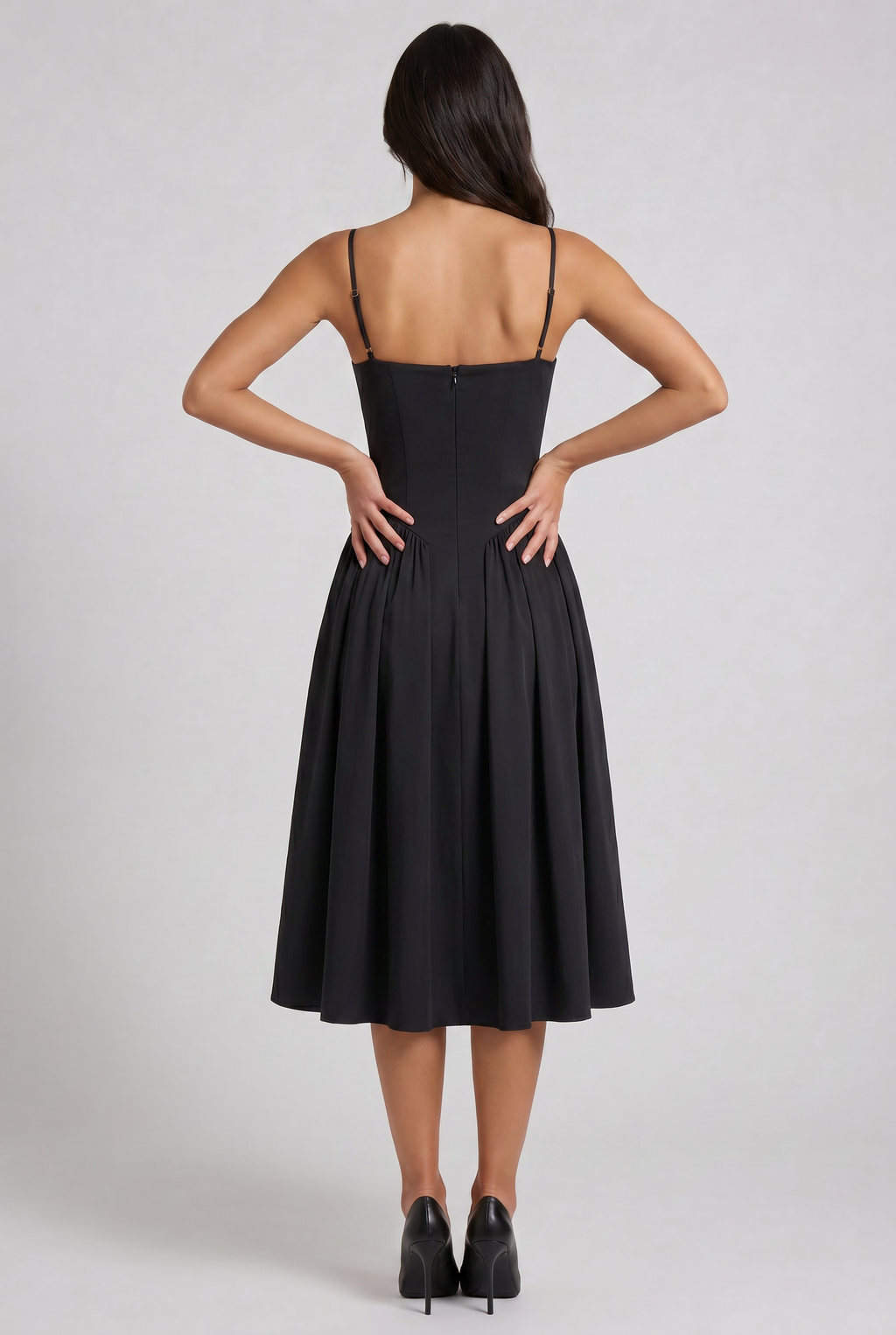 Francesca - Vestido Midi Corset Fruncido