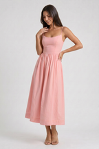 Keana - Vestido Midi con Tirantes Ajustables