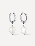 Pendientes Contemporary Pearl