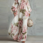 Piwonia | Vestido Maxi de Hombros Descubiertos