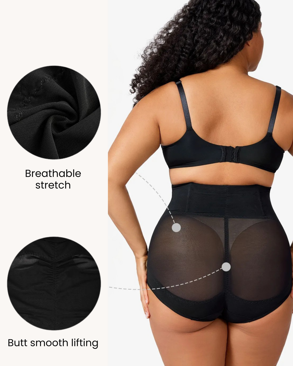 Braguita Moldeadora de Cintura Alta con Control Abdominal