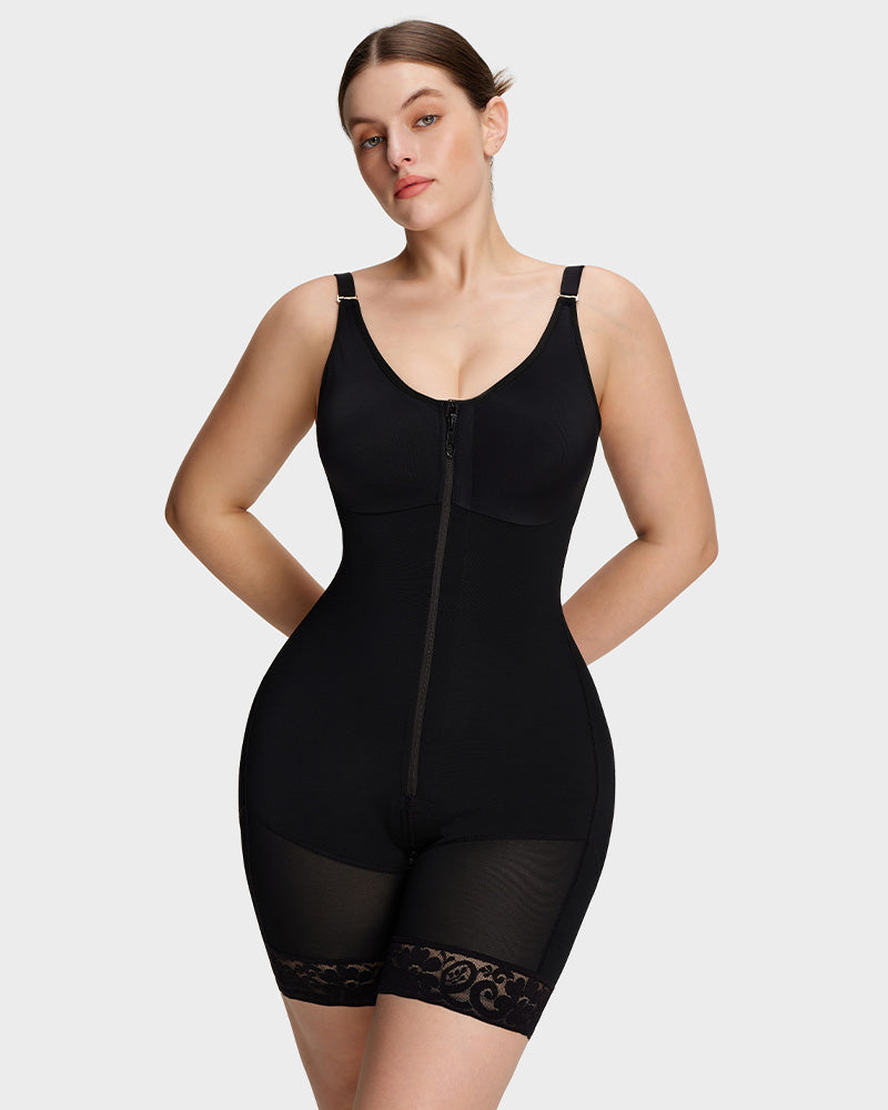 Faja de Compresión Extra Firme de Cuerpo Completo con Cremallera