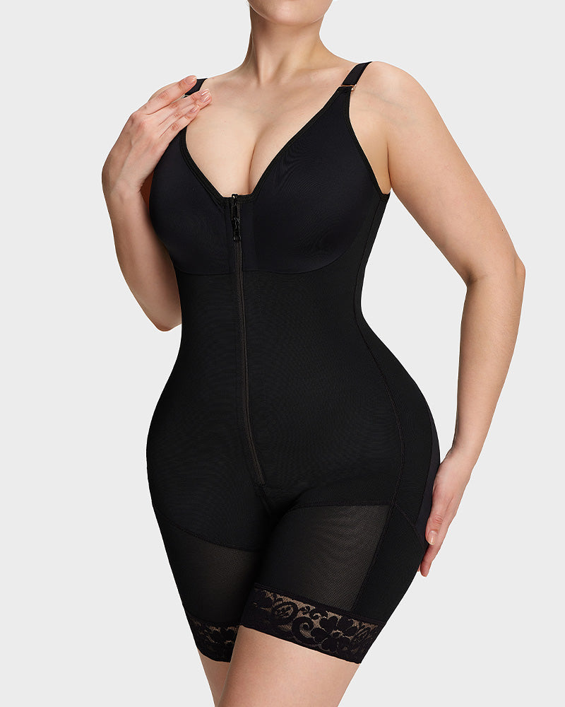 Faja de Compresión Extra Firme de Cuerpo Completo con Cremallera