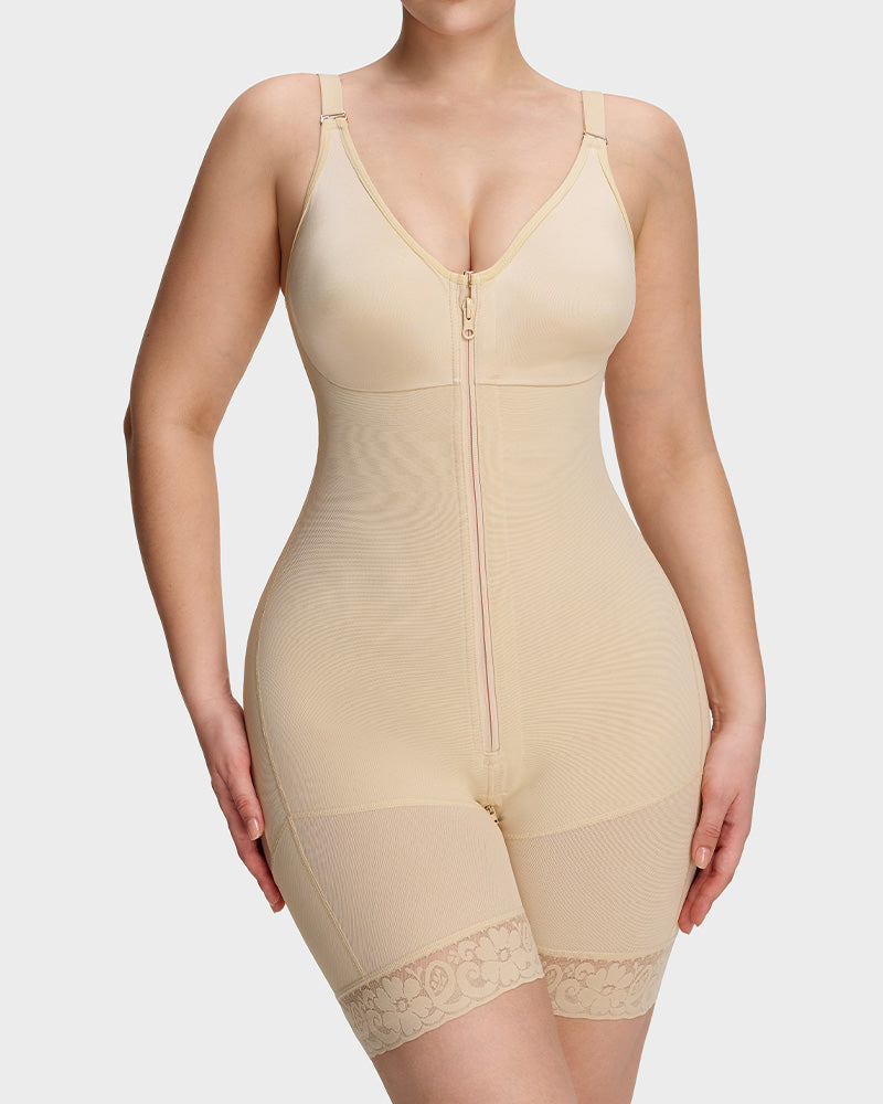Faja de Compresión Extra Firme de Cuerpo Completo con Cremallera