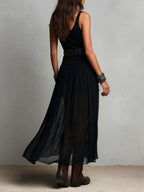 Kaja | Conjunto con Falda Maxi de Tul