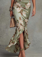 Malwina | Vestido Maxi con Mangas Acampanadas