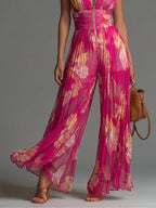 Serina | Mono Plisado con Estampado Floral