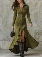 Carlotta | Vestido Maxi con Volantes
