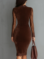 Ariadna | Vestido Mini de Terciopelo