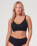 Bralette de Encaje con Escote V y Espalda de Encaje