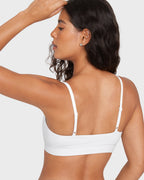 Bralette Sin Costuras Sin Relleno con Escote Redondo