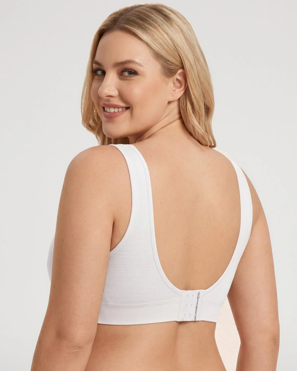 Sujetador Push-Up Sin Aros de Cobertura Completa con Espalda U