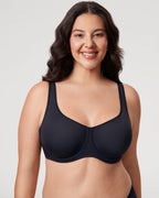 Sujetador de Cobertura Completa Sin Relleno con Aro