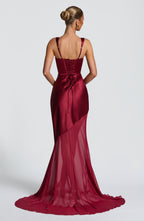 Vestido Eliza - Borgoña