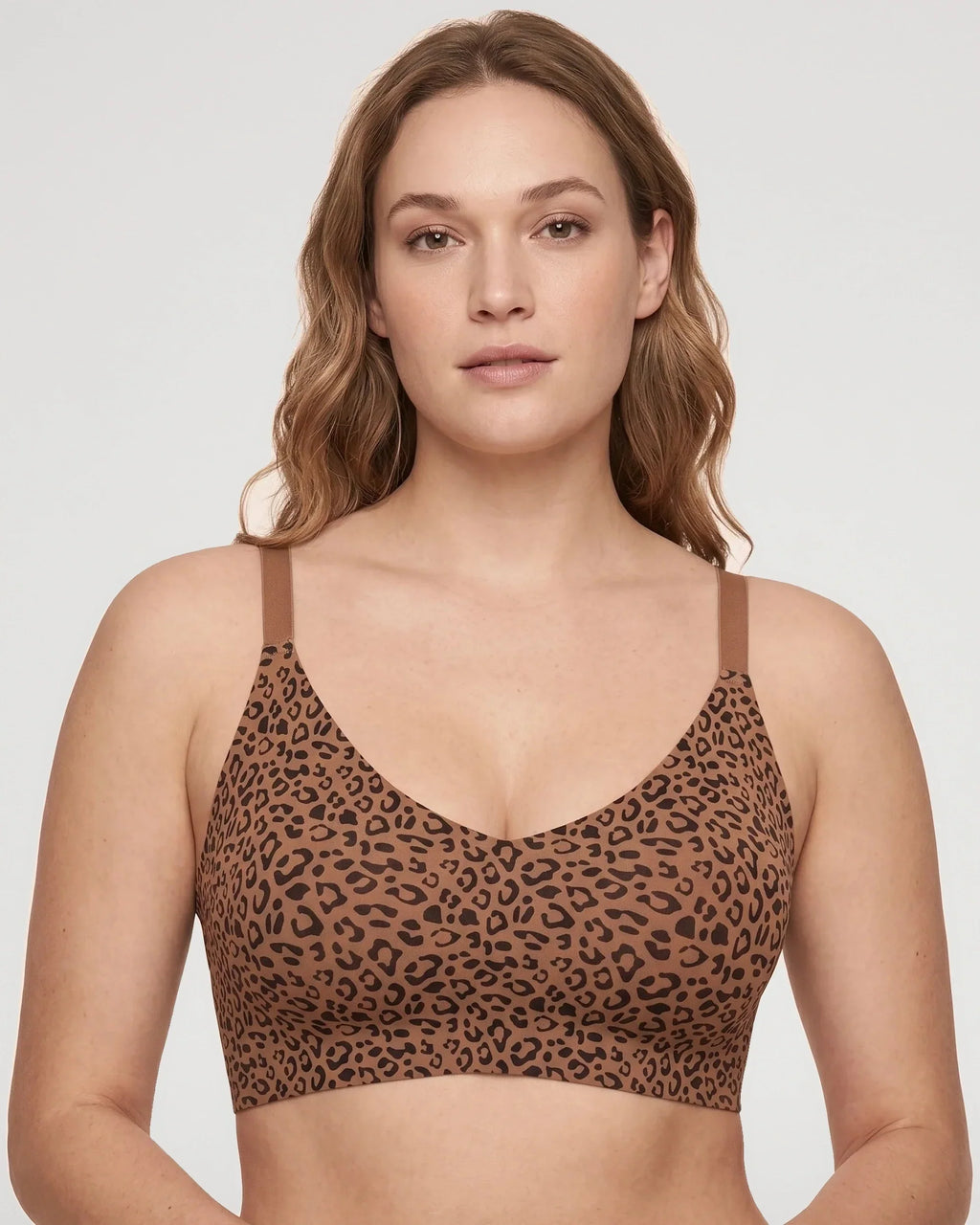 Bralette de Encaje con Escote V y Espalda Nadadora