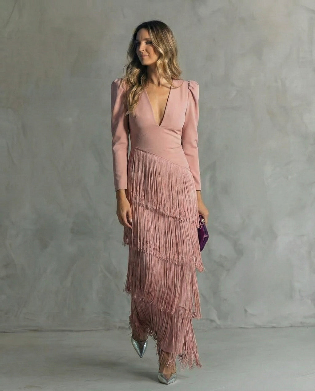 Clara – Vestido Midi Elegante para Invitada