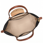 BOLSO TOTE MEDIANO | NEGRO