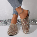 ROSENVALE™ | Sandalias con Pedrería y Punta Redonda