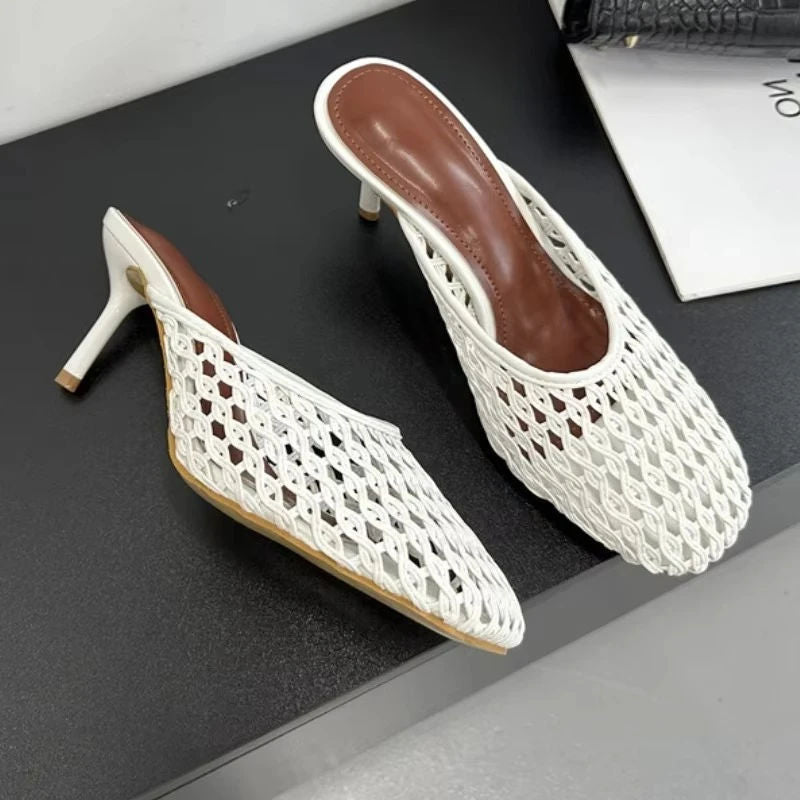 SAVOY™ | Mules de Tacón con Malla Transpirable para Mujer Verano