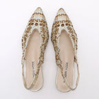 TRENDIVA™ | Sandalias Planas Trenzadas Puntiaguda