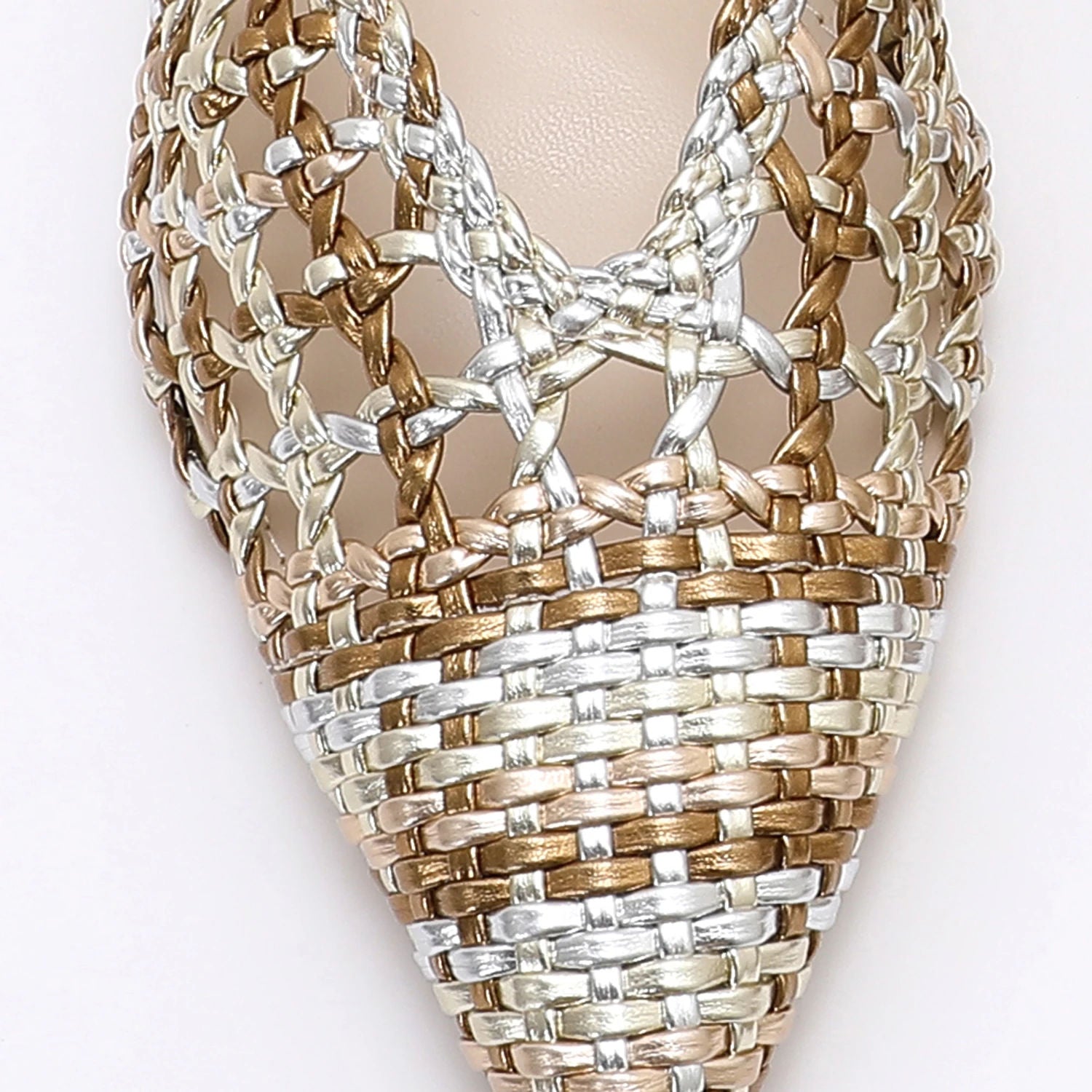 TRENDIVA™ | Sandalias Planas Trenzadas Puntiaguda