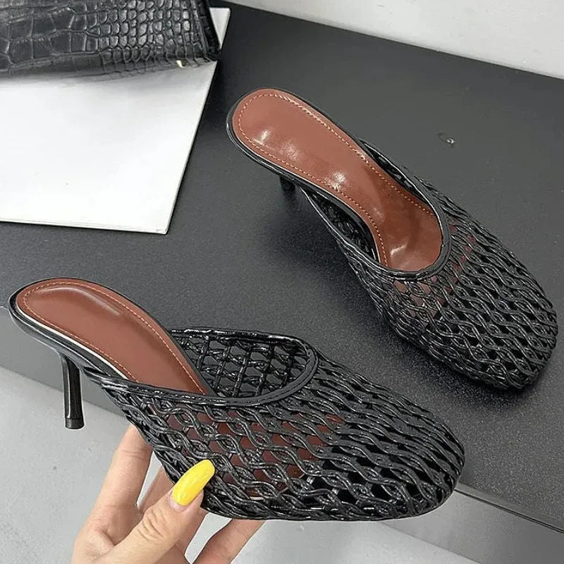 SAVOY™ | Mules de Tacón con Malla Transpirable para Mujer Verano