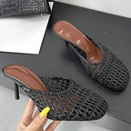SAVOY™ | Mules de Tacón con Malla Transpirable para Mujer Verano
