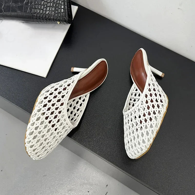 SAVOY™ | Mules de Tacón con Malla Transpirable para Mujer Verano
