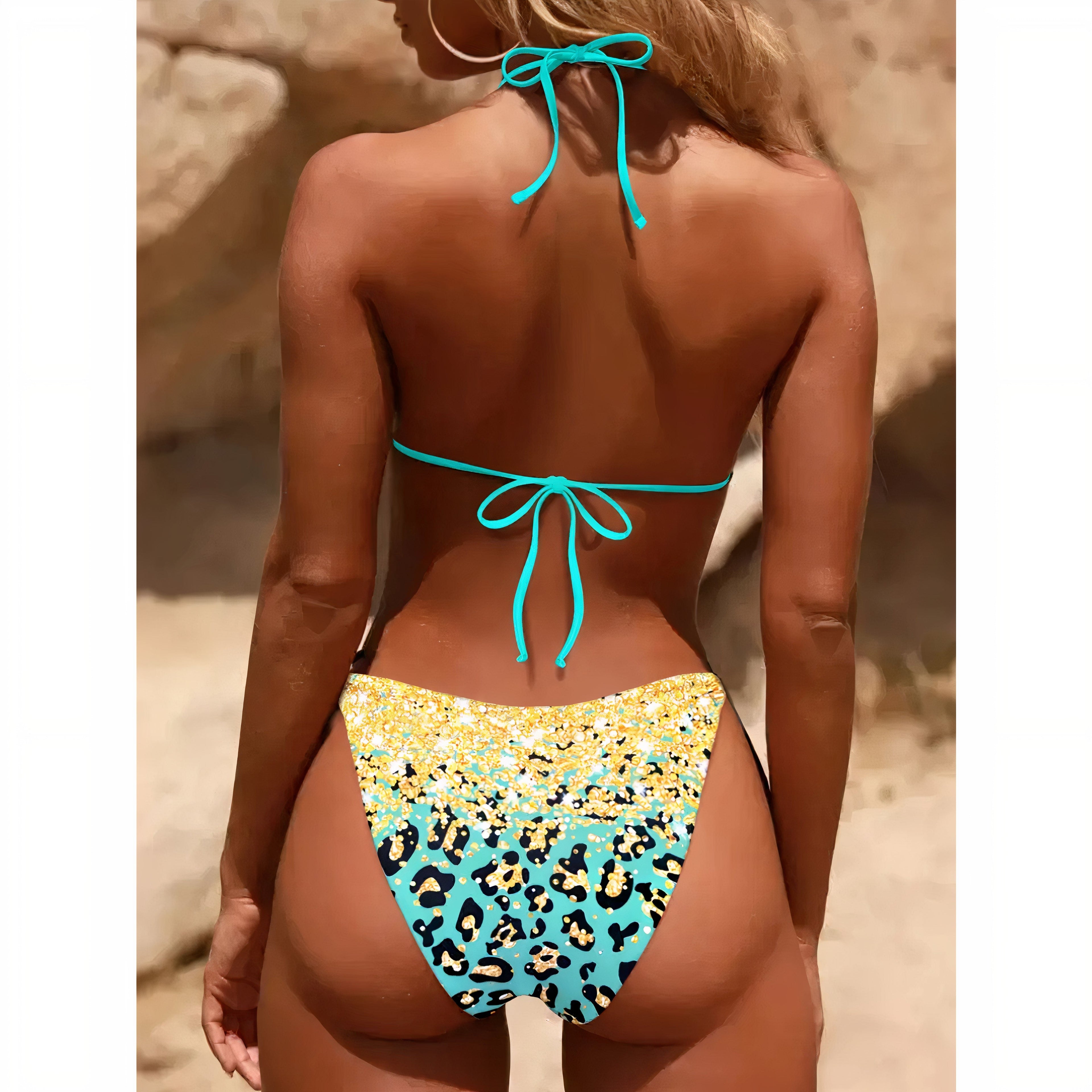 Turquesa Glam Biquini