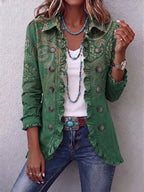 Jacinta | Chaqueta Cachemir Verde