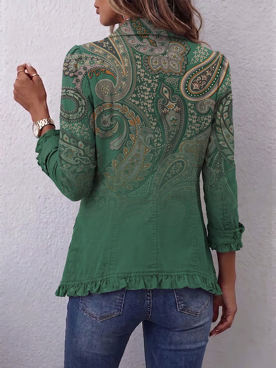 Jacinta | Chaqueta Cachemir Verde