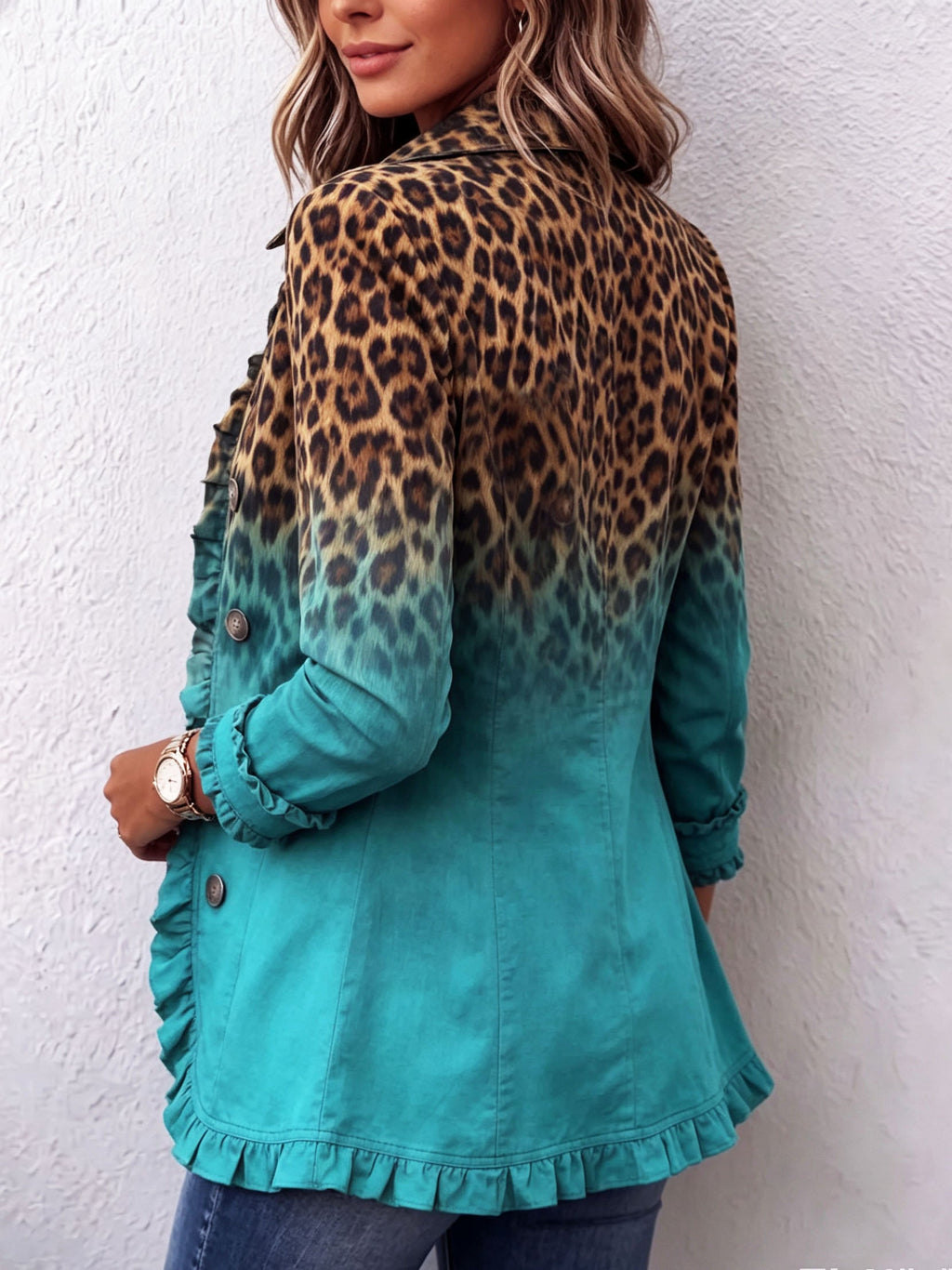 Mercedes | Chaqueta Blazer Leopardo
