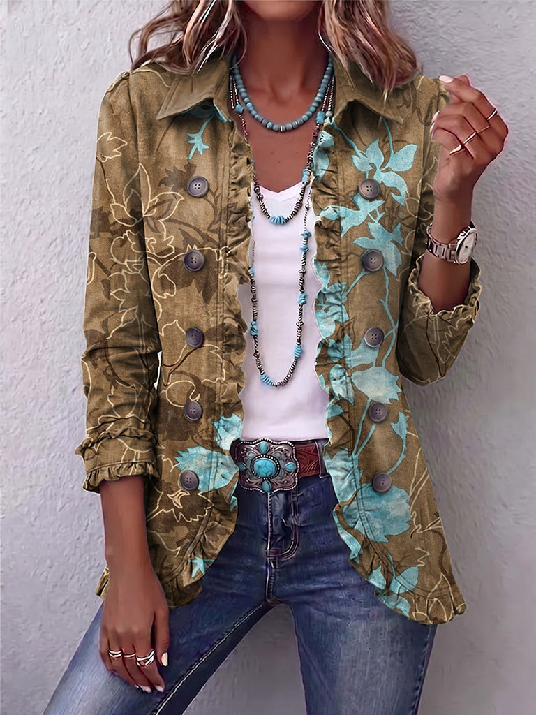 Salud | Chaqueta Floral Degradada