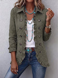 Faustine | Chaqueta Utility Bordada Floral Boho