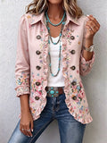 Araceli | Chaqueta Floral con Botones