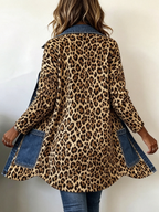 Lorena | Chaqueta Larga Leopardo Denim