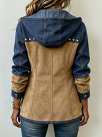 Adriana | Chaqueta con Capucha Navy