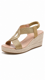 Sandalias de Cuña con Trenzado Artesanal