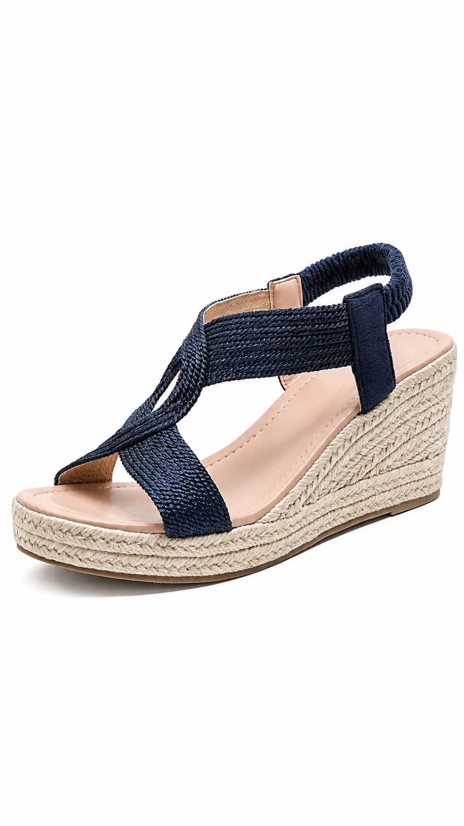 Sandalias de Cuña con Trenzado Artesanal