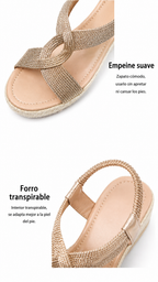Sandalias de Cuña con Trenzado Artesanal