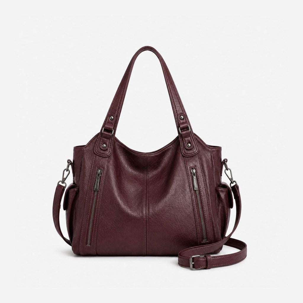 Sac bandoulière bordeaux Julie