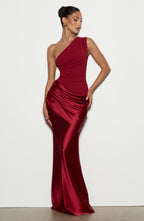 Vestido largo Sadona - Rojo intenso