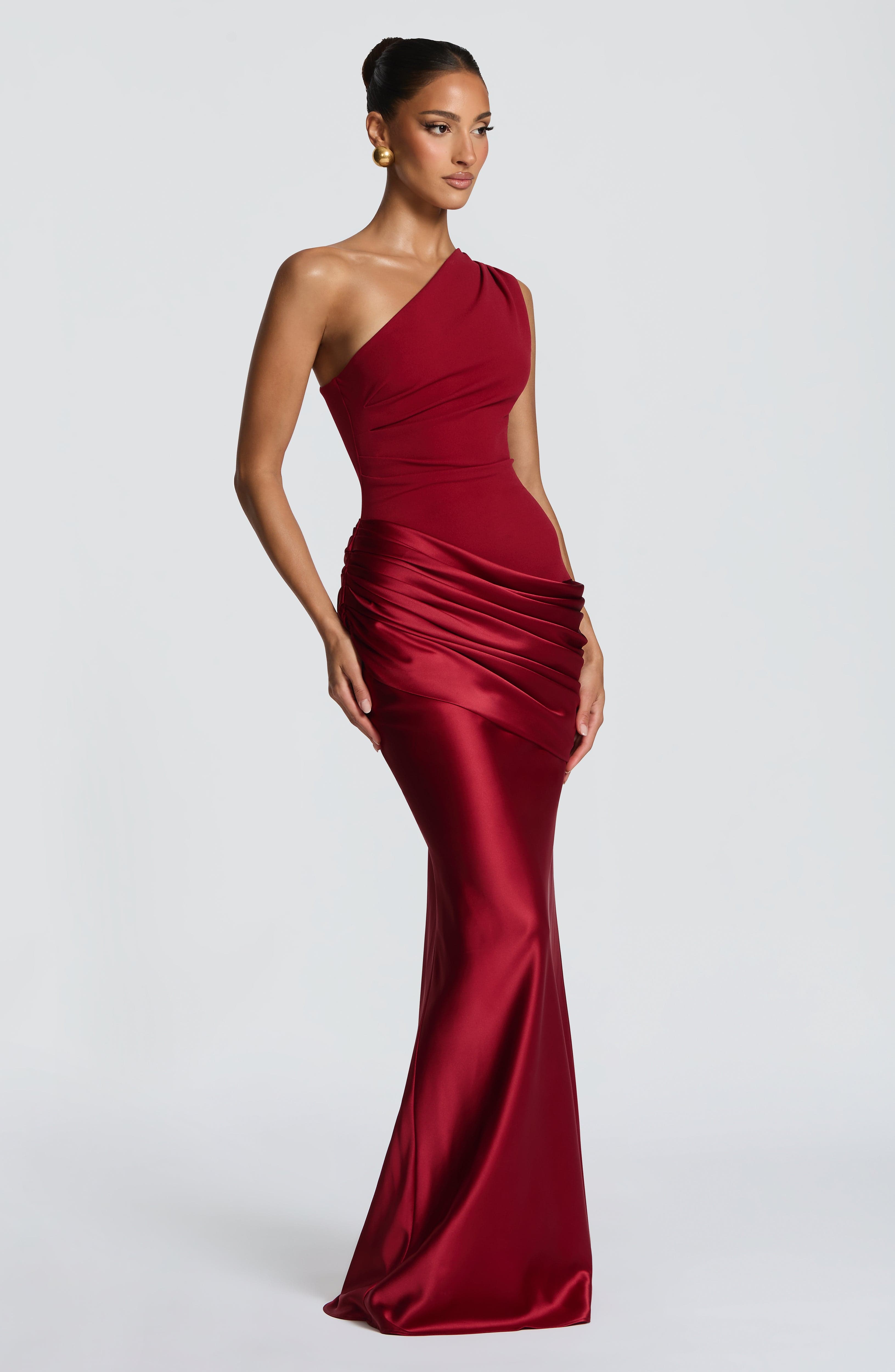 Vestido largo Sadona - Rojo intenso