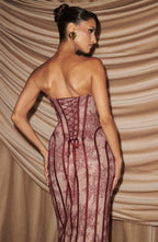 Sian Maxi Dress - Burgundy